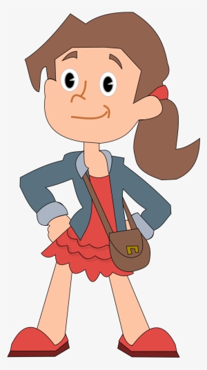 Clipart Girl Png Cartoon Clip Art At Clker Com Vector - Animated Girl Clipart #783145