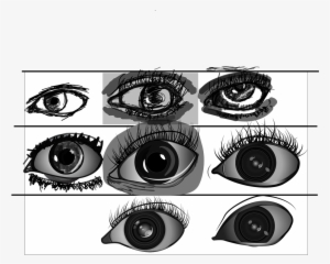 Sketching Eyes Digitally After A Few Weeks Please Crit - Close-up #783461