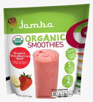 Jamba At Home Smoothies Organic Strawberries Wild - Jamba Juice Smoothies, Organic, Strawberries Wild - #785004
