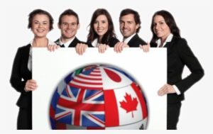 Studying Abroad May Seem Frightening, But It Is A Great - Ejecutivo Sosteniendo Cartel #785179