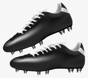 Black Football Boots Png Clipart - Football Boots Png #785228