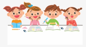 Graphic Library Stock Collection Of High Quality Free - Children Studying Clip Art #785585