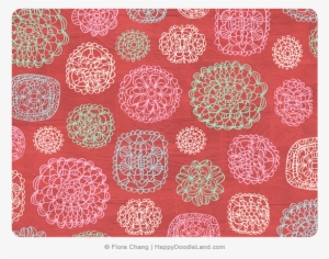 Colored Folk Lace Pattern © Flora Chang - Placemat #785756