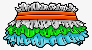 Snow Cone Ruffle Dress - Rare Dresses On Club Penguin #786091