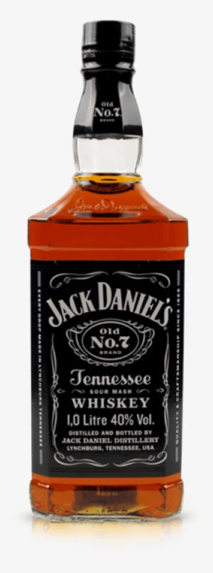 Jack Daniels Black 1l - Jack Daniels Png #786192