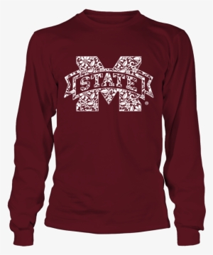 Lace Pattern Logo Mississippi State Bulldogs Shirt - Mama Bird Illinois State #786694