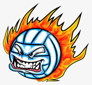 Volleyball On Fire - Volleyball On Fire Transparent #787022
