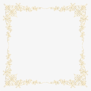 Gold Border Plain View Clip Art Download #789154