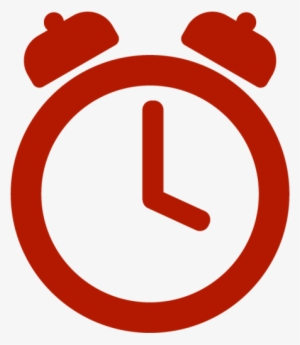 Alarm Clock - Clock Icon Red Png #789235