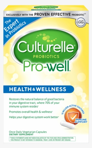 Make Good Choices Today For Tomorrow By Supporting - Culturelle Pro-well 3-in-1 Complete Probiotic Formula #789337
