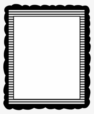 Black And White Borders Clipart - My First Resume Elementary School #789900