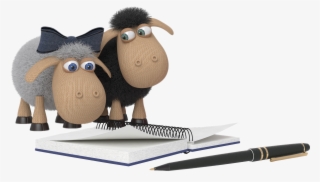 Sheeps Reading With Pen - Sheep #7800262