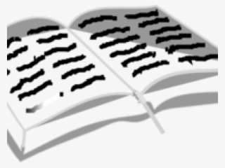 Scripture Clipart Open Bible - Open Bible Clip Art #7800339