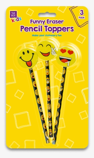 Emoticon Eraser Pencil Toppers - Musical Instrument #7800730