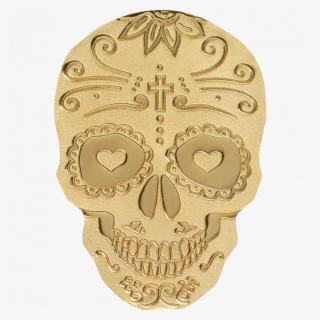 Golden Catrina Skull, Cit Coin Invest Trust Ag / B - Catrina Gold Charm #7800964