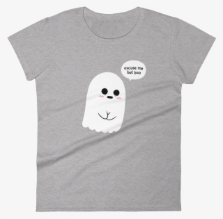 Women's Tshirt Shy Ghost - Cartoon #7800967