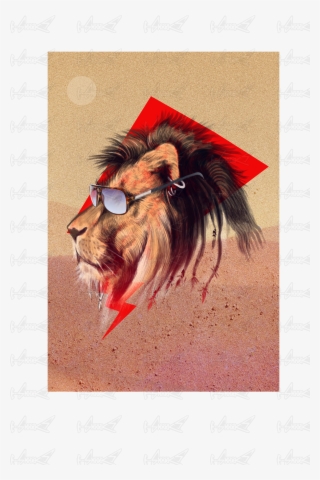 Cool Lions On Sand Dunes - Masai Lion #7801101