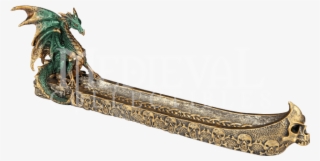 Golden Skull Boat Dragon Incense Holder - Weapon #7801411