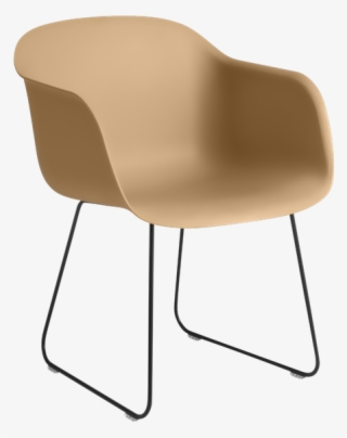 Made From An Innovative Wood Fiber-based Recycled Material, - Muuto Fiber Armchair Tube Base #7801570