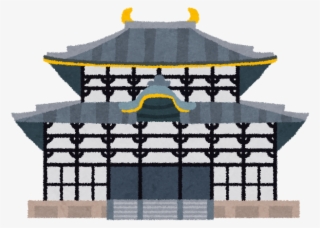 Temples & Shrines - 奈良 東大寺 イラスト #7801597