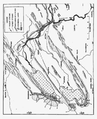 Stream Capture By Advancing Sand Dunes And Deflation - Drawing #7801976