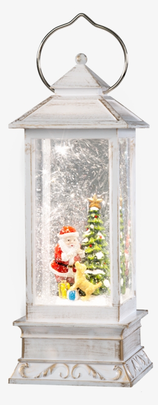 Led Snow Lantern "santa With Dog\ - Led Snow Lantern #7802325 Led Snow Lantern "santa With Dog\ - Led Snow Lantern #7802325