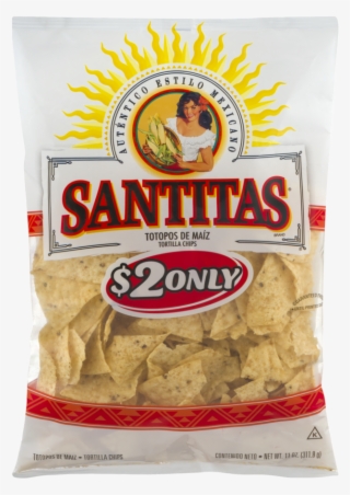 Santitas White Corn Tortilla Chips, 11 Oz - Santitas White Corn Tortilla Chips #7802812