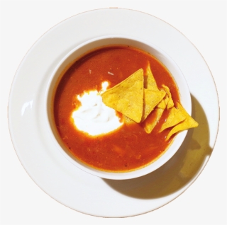 Chicken Soup „aztek“ Style With Tortilla Chips - Curry #7803091