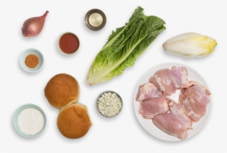 Buffalo Chicken Sandwiches With Endive & Blue Cheese - Prosciutto #7803250