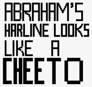 Abraham's Hairline Looks Like A Cheeto - Illustration #7803391