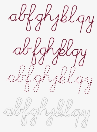 File - 1montessoricursivefont00 - Handwriting #7803396