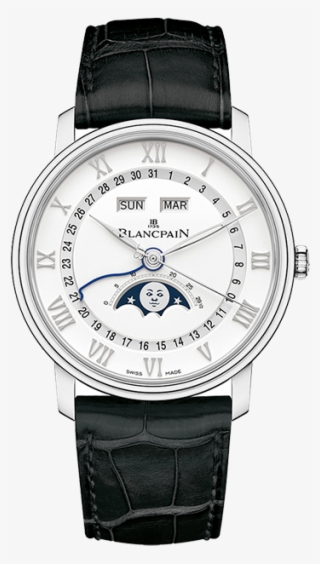 Blancpain Villeret Moonphase & Complete Calendar 40mm, - Blancpain 6654a 1127 55b #7804110