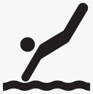 Man Diving Silhouette - Diver Clip Art #7804735