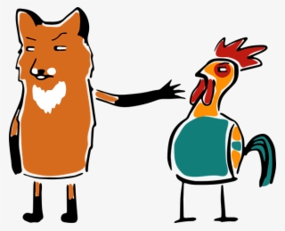Bird, Cock, Vector, Chicken, Cute, Illustration, Funny - Петух Вектор Пнг #7805005