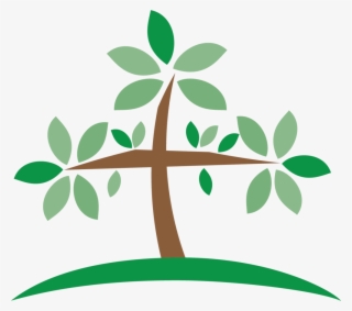 Union Church Curved Tree Silhouette #7805375