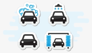 We Use The Very Best In Car Care Materials, Including - Car Wash Icon Vector #7805584