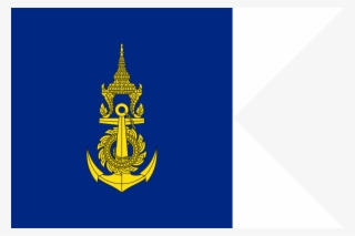 Flag Thai Navy Squadron Commander - Thai Navy Logo #7805819