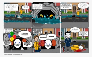 It Comic Strip Chapter 3 By Ethan Ridenour - Pennywise And Georgie Comic #7806893