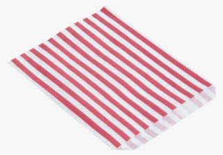 1000 7″ X 9″ Red & White Stripe Paper Bags - Paper #7807568