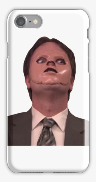 Dwight Schrute Cpr Mask Funny Iphone 7 Snap Case - Funny Face Mask Memes #7807605