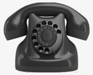 Black Telephone Transparent Image - Telephone No Background #7807654