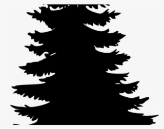 Pine Tree Vector - Christmas Trees Png Black #7807708