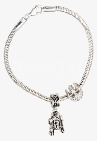 Star Wars R2d2 Rebel Alliance Sterling Silver Charm - Bracelet #7807788