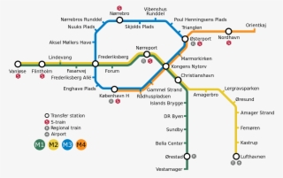Open - Copenhagen Metro Map 2016 #7808528