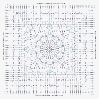 Diagram Magic Menhirs Afghan Square Pattern - Circle #7808995