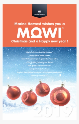 Marine Harvest Sterk Wishes You A Merry Christmas, - Christmas Ornament #7809081