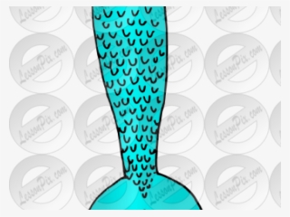 Mermaid Tail Clipart Turquoise - Illustration #7809126
