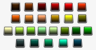 Button, Icon, Square, Colorful, Edge - Art #7809255