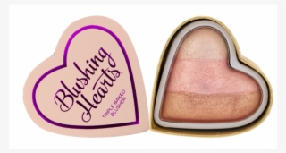 I Heart Makeup Blushing Hearts Triple Baked Blusher - Blushing Hearts Peachy Pink Kisses #7810223