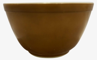Pyrex Solid Brown Small 401 1 1/2 Pt Mixing Bowl - Bowl #7810881